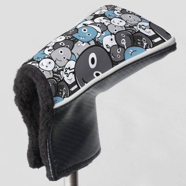 Funda Para Palo De Golf monstruos lindos (Anverso 3/4)