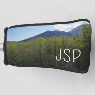 Funda Para Palo De Golf Montañas humeantes en el paisaje de primavera