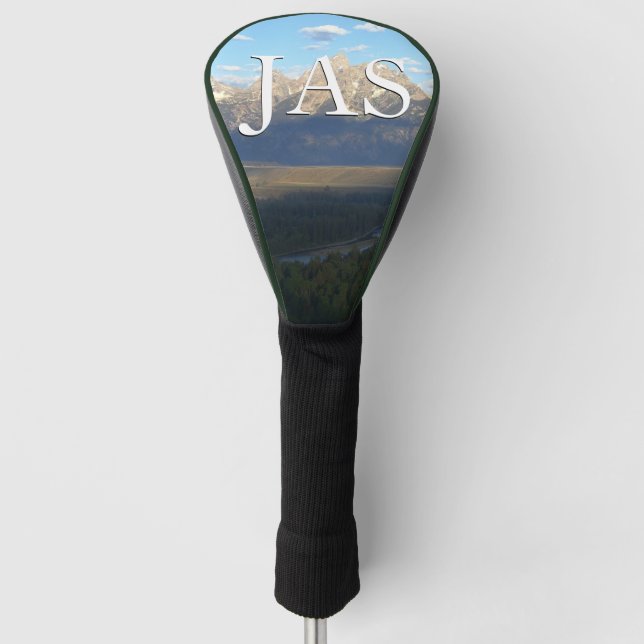 Funda Para Palo De Golf Montañas Jackson Hole (Parque Nacional del Gran Te (Anverso)
