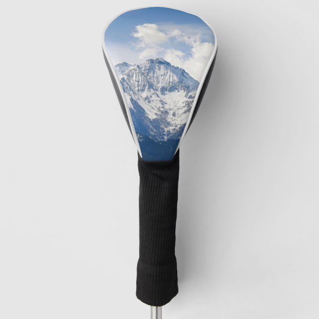 Funda Para Palo De Golf Montañas Nubes de Nieve (Anverso)
