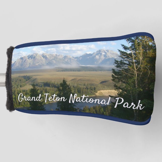 Funda Para Palo De Golf Montañas y río de Jackson Hole (Anverso)