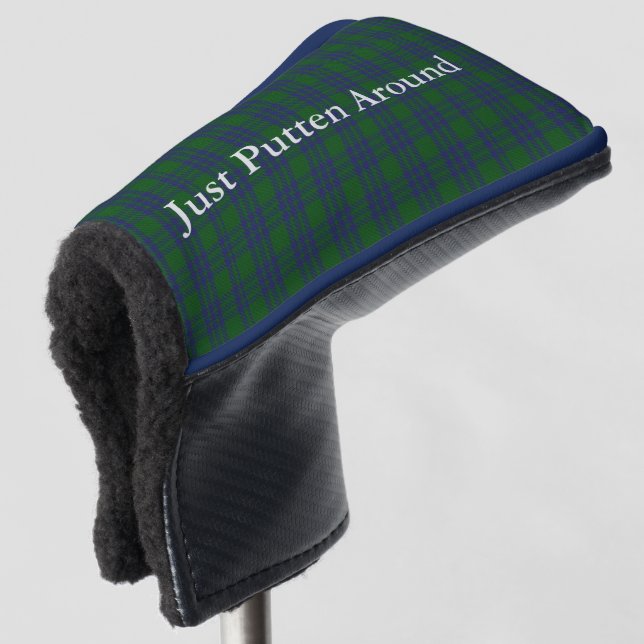 Funda Para Palo De Golf Montgomery Tartán Tapa de putter (Anverso 3/4)