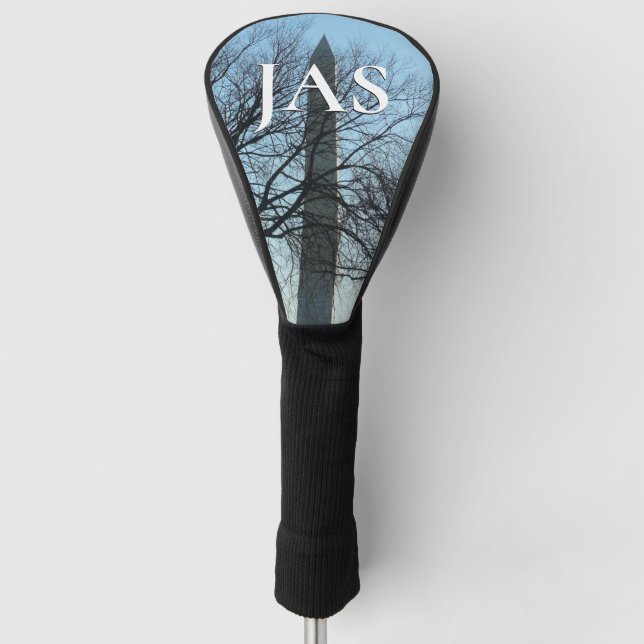 Funda Para Palo De Golf Monumento a Washington en el paisaje invernal I (Anverso)