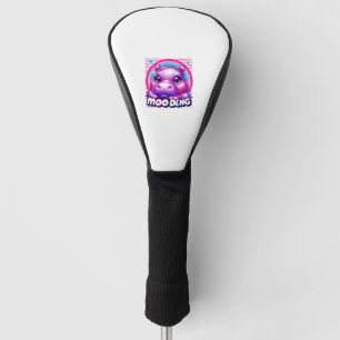 Funda Para Palo De Golf Moo Deng Baby Cute Hippo Chica Baby Pygmy Funny Pi