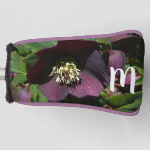 Funda Para Palo De Golf Morado Rosa de Cuaresma, flor de Pascua