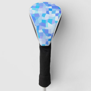 Funda Para Palo De Golf Mosaico de Azules Brillantes