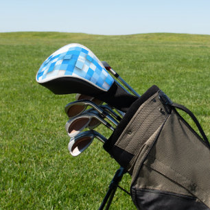Funda Para Palo De Golf mosaico de cuadros de SlipperyJoe moderno de tres-