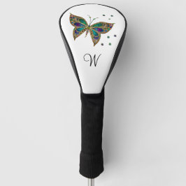 Funda Para Palo De Golf Mosaico mariposa inicial