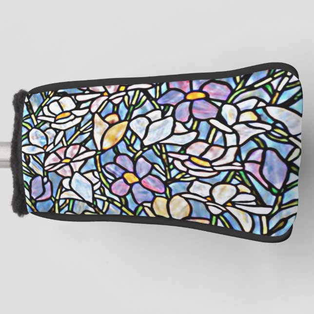 Funda Para Palo De Golf Mosaicos Florales (Anverso)