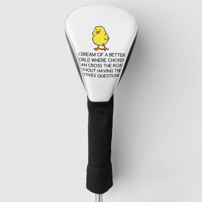 FUNDA PARA PALO DE GOLF MOTIVOS DE CHICKEN (Anverso)