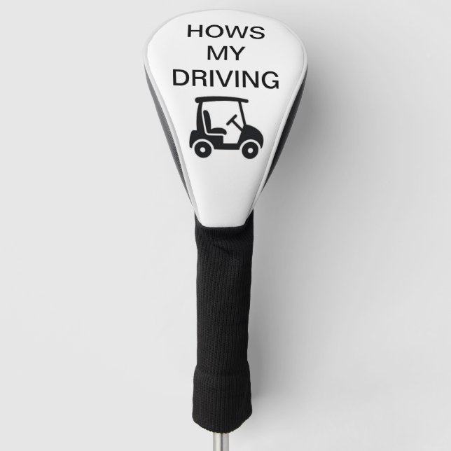 Funda Para Palo De Golf Muestra mi conducción (Anverso)