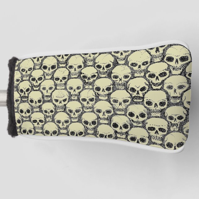 Funda Para Palo De Golf Muro de calaveras (Anverso)