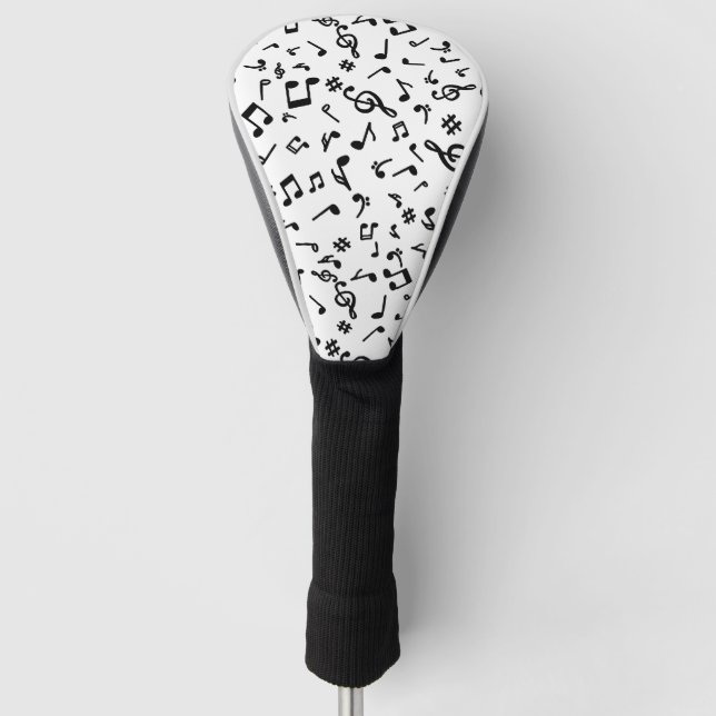 Funda Para Palo De Golf Music Notes (Anverso)