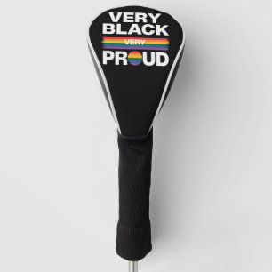 Funda Para Palo De Golf Muy Negro Muy Orgulloso Orgullo Gay Negro Orgullo