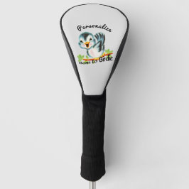 Funda Para Palo De Golf Nacido en Birdie Unisex Personalizado