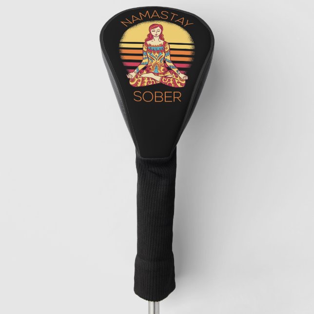 Funda Para Palo De Golf Namastay Sober I (Anverso)