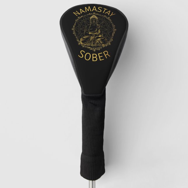 Funda Para Palo De Golf Namastay Sober II (Anverso)