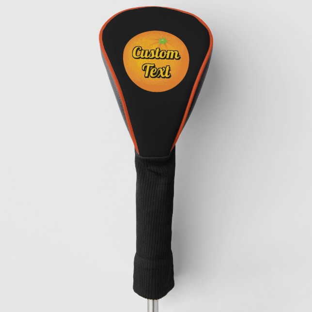 Funda Para Palo De Golf Naranja (Anverso)