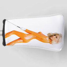 Funda Para Palo De Golf Naranja Catsuit Chica de golf