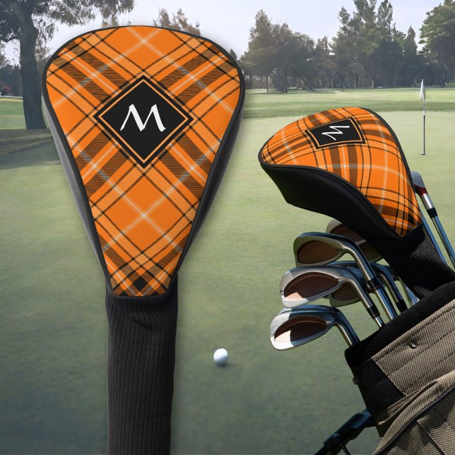 Funda Para Palo De Golf Naranja de Halloween Tartan (Subido por el creador)