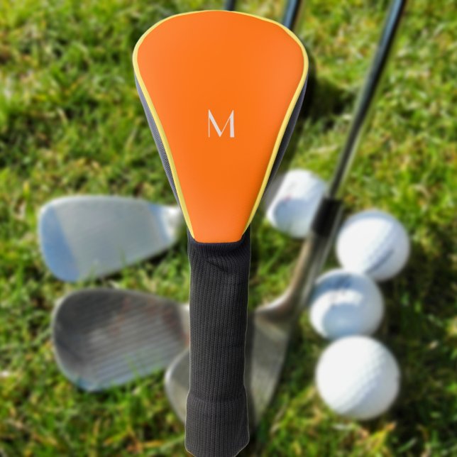 Funda Para Palo De Golf naranja de neón - añadir monograma (Subido por el creador)