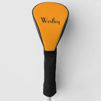 Funda Para Palo De Golf Naranja de Princeton personalizado