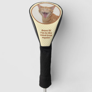 Funda Para Palo De Golf Naranja Kitty - Atrevámonos, estoy en la trampa de