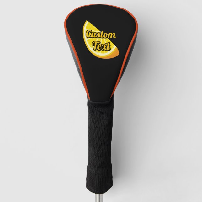 Funda Para Palo De Golf Naranja Slice (Anverso)