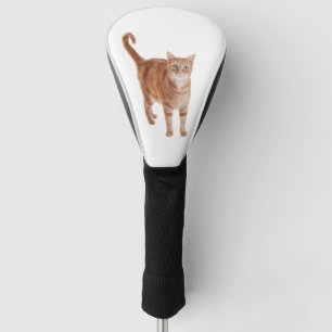 Funda Para Palo De Golf Naranja Tabby Cat