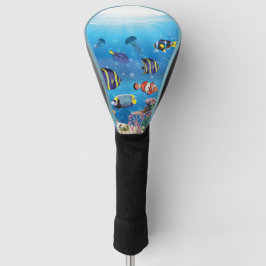 Funda Para Palo De Golf Natación de peces tropicales