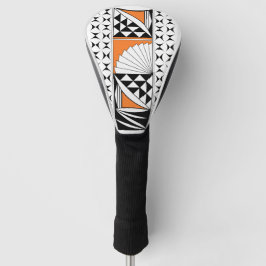 Funda Para Palo De Golf Nativo del suroeste amanecer en Naranja