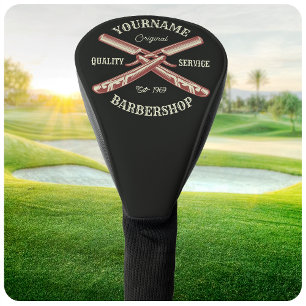 Funda Para Palo De Golf Navaja de afeitar de Barbero personalizada con NOM
