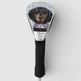 Funda Para Palo De Golf Navidades Dachshund Art