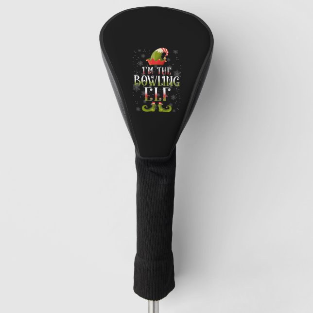Funda Para Palo De Golf Navidades de Bowling Elf (Anverso)