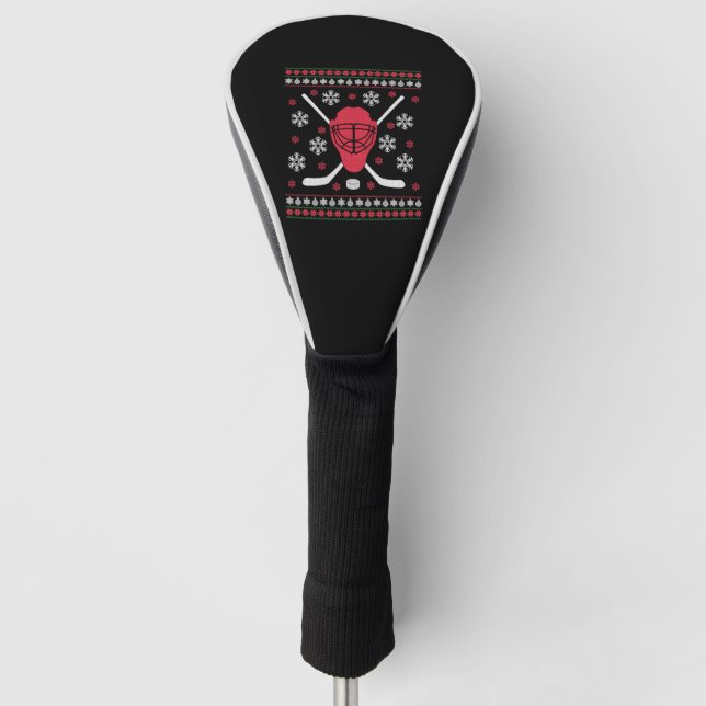 Funda Para Palo De Golf Navidades de hockey (Anverso)
