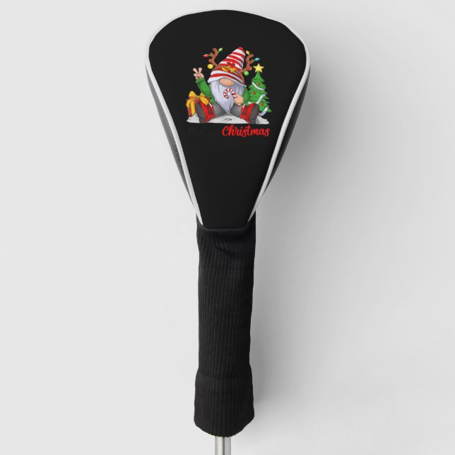 Funda Para Palo De Golf Navidades de la familia Gnome de Feliz Navidad (Anverso)
