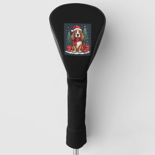 Funda Para Palo De Golf Navidades de perrito de la zona metropolitana Fies (Anverso)