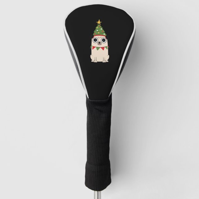 Funda Para Palo De Golf navidades de perros (Anverso)