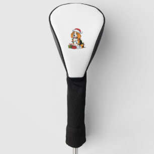 Funda Para Palo De Golf Navidades de Perros de Santa Hat Beagle