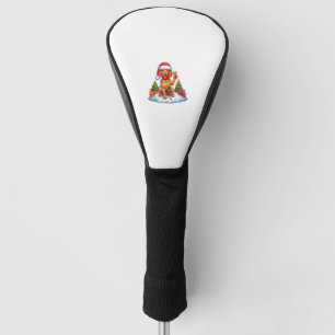 Funda Para Palo De Golf Navidades de Vizsla, mano de paz divertida, me ilu