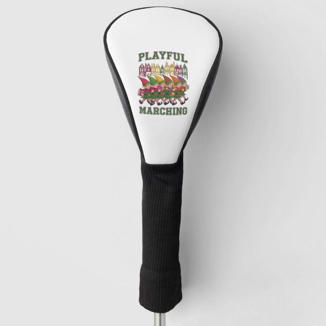 Funda Para Palo De Golf Navidades Elf Parade (Anverso)
