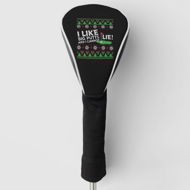 Funda Para Palo De Golf Navidades feos de golf (Anverso)