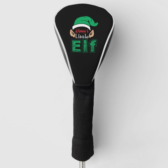 Funda Para Palo De Golf Navidades Ganees Little Elf Xmas (Anverso)