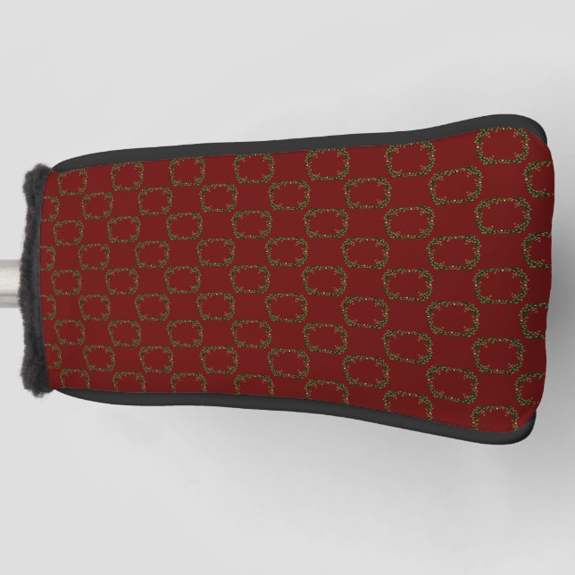 Funda Para Palo De Golf Navidades góticos Wreath Patterned (Anverso)