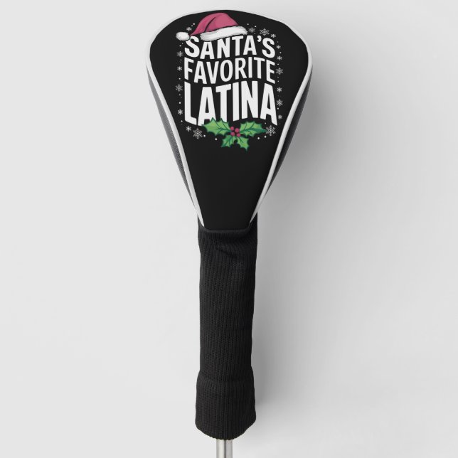 Funda Para Palo De Golf Navidades latinas favoritas de Santa Elena celebra (Anverso)