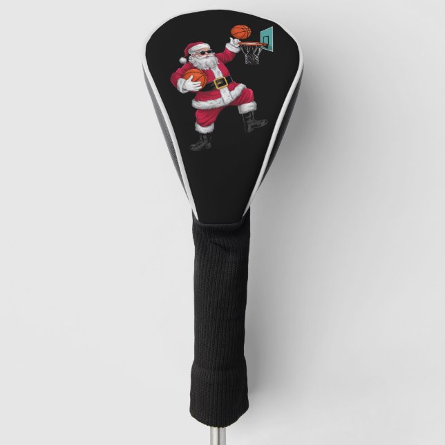 Funda Para Palo De Golf Navidades Santa Claus celebrando navidades de balo (Anverso)