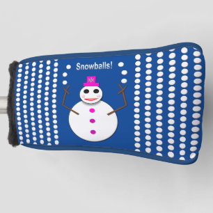 Funda Para Palo De Golf Navidades Snowlady Juggys Nieves Graciosa