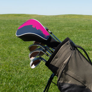 Funda Para Palo De Golf NavyBlue PinkSplash