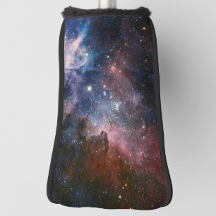 Funda Para Palo De Golf Nebulosa Carina Rojo y Azul Telescopio Hubble