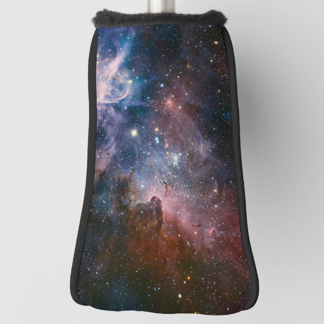 Funda Para Palo De Golf Nebulosa Carina Rojo y Azul Telescopio Hubble (Girar 90)